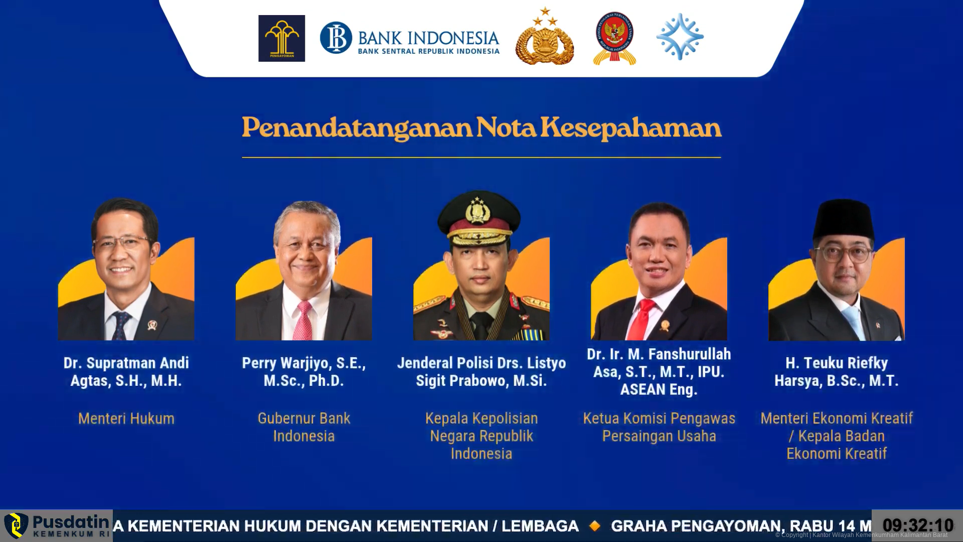 8 Penandatangan Nota Kesepahaman Bersama