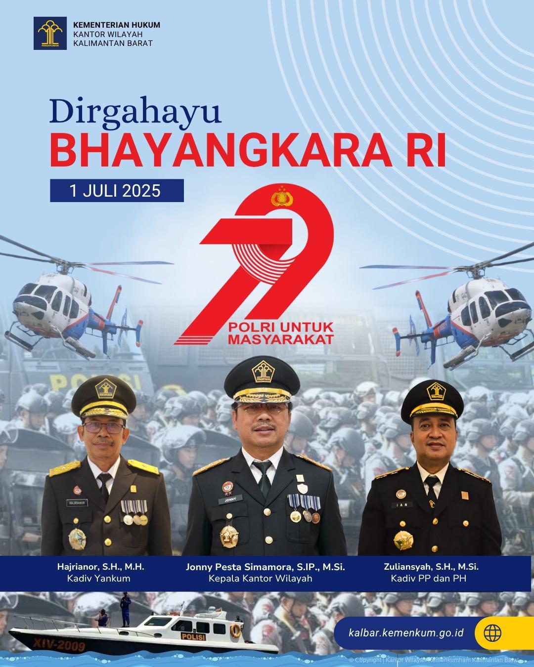 4 HUT Bhayangkara ke 79