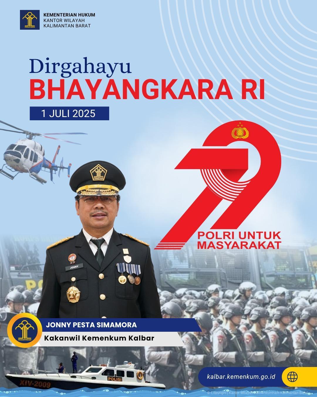 6 HUT Bhayangkara ke 79