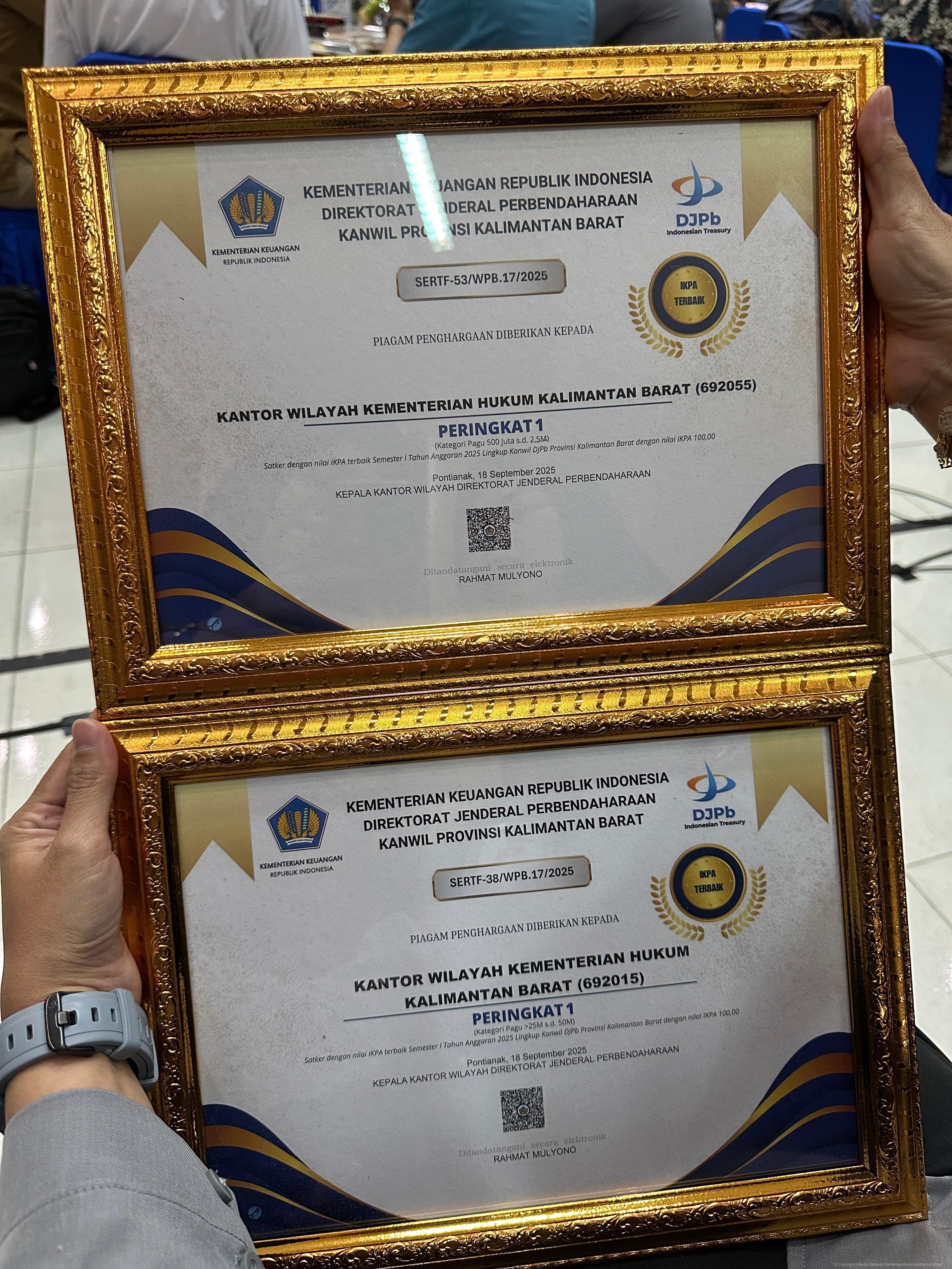 4 IKPA 100 Kemenkum Kallbar