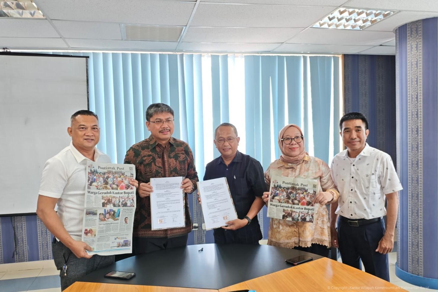 8 PKS Kemenkum Kalbar dan Pontianak Post