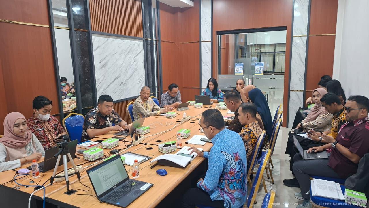 Kanwil Kemenkum Kalbar Tuntaskan Harmonisasi Raperwa PDAM Tirta Khatulistiwa Pontianak