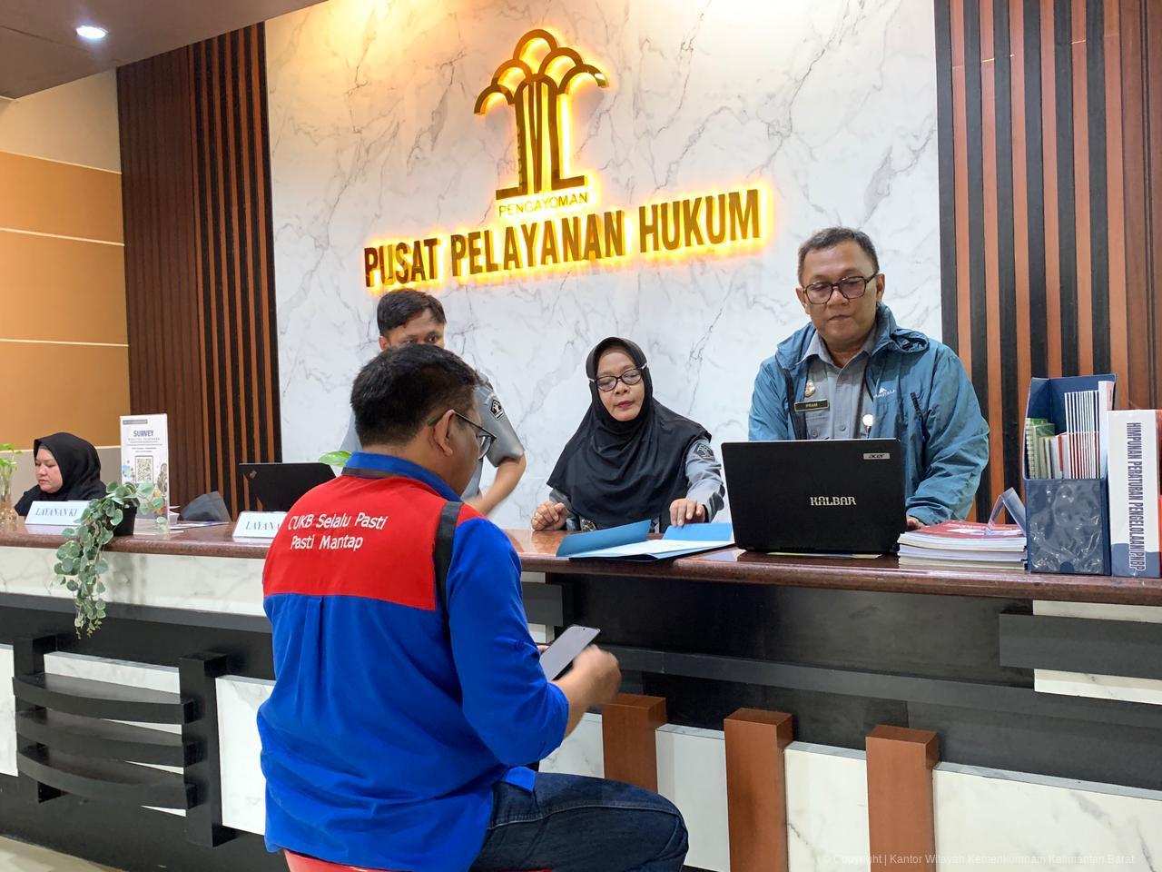 Kanwil Kemenkum Kalbar Berikan Layanan Konsultasi Kekayaan Intelektual