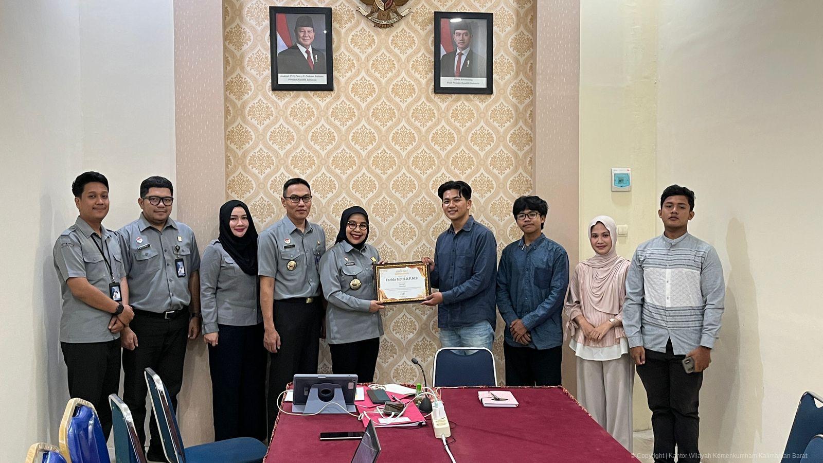 Audiensi Borneo Legal Club IAIN Pontianak Perkuat Sinergi Sosialisasi KUHP dan Program Bantuan Hukum