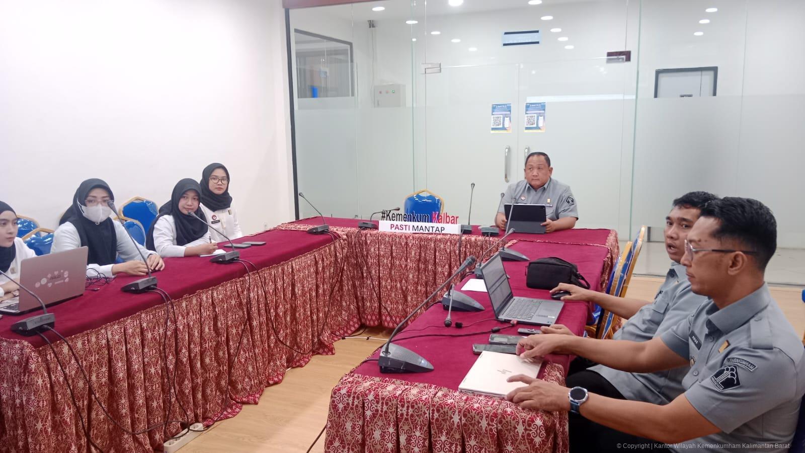 Akselerasi Menuju WBBM: Kanwil Kemenkum Kalbar Pertajam Strategi Pembangunan Zona Integritas Tahun 2026