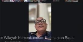 Apel Sore Virtual WFA, Kanwil Kemenkum Kalbar Tekankan Perhatian pada Penyusunan Anggaran dan Disiplin Pelaksanaan Program
